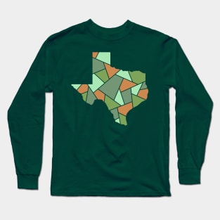 Texas Mosaic - Hill Country Hike Long Sleeve T-Shirt